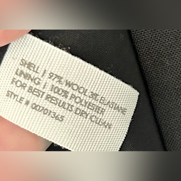 Club Monaco black single breasted blazer 2 buttons Italian tropical wool size 0 - Picture 10 of 16